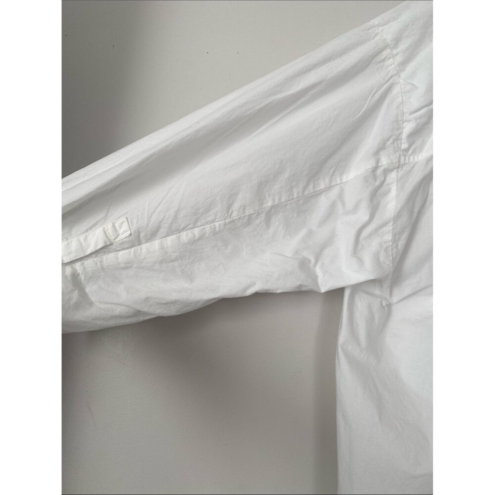 Pilcro Natural White Oversized Cotton Shirt Sz XL Closet Staple Minimalist Chic - Picture 12 of 14